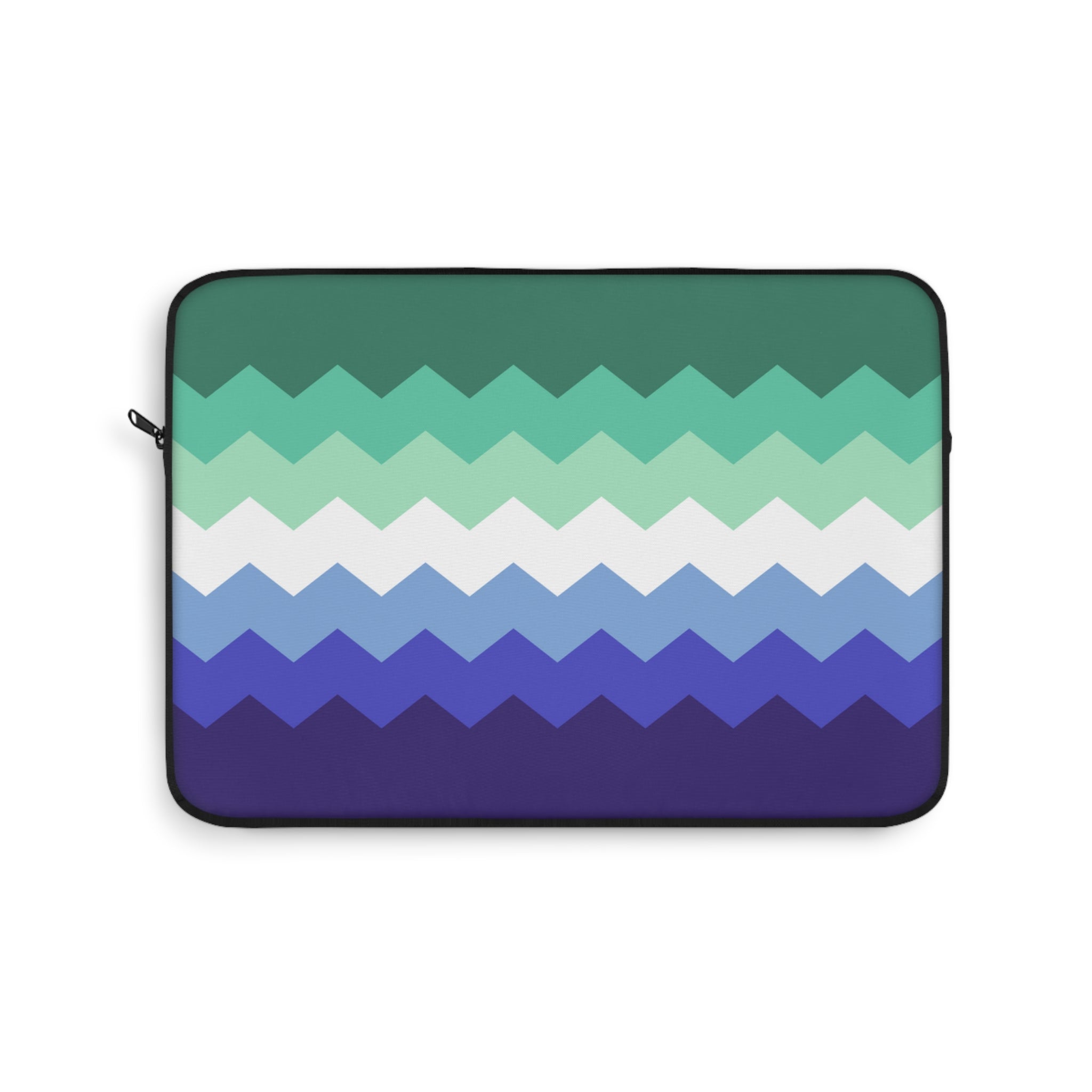 Gay Pride Flag Laptop Sleeve: Wavey Print Protective Case
