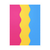 Pansexual Flag Ripple Decal: Wavey Pride Sticker