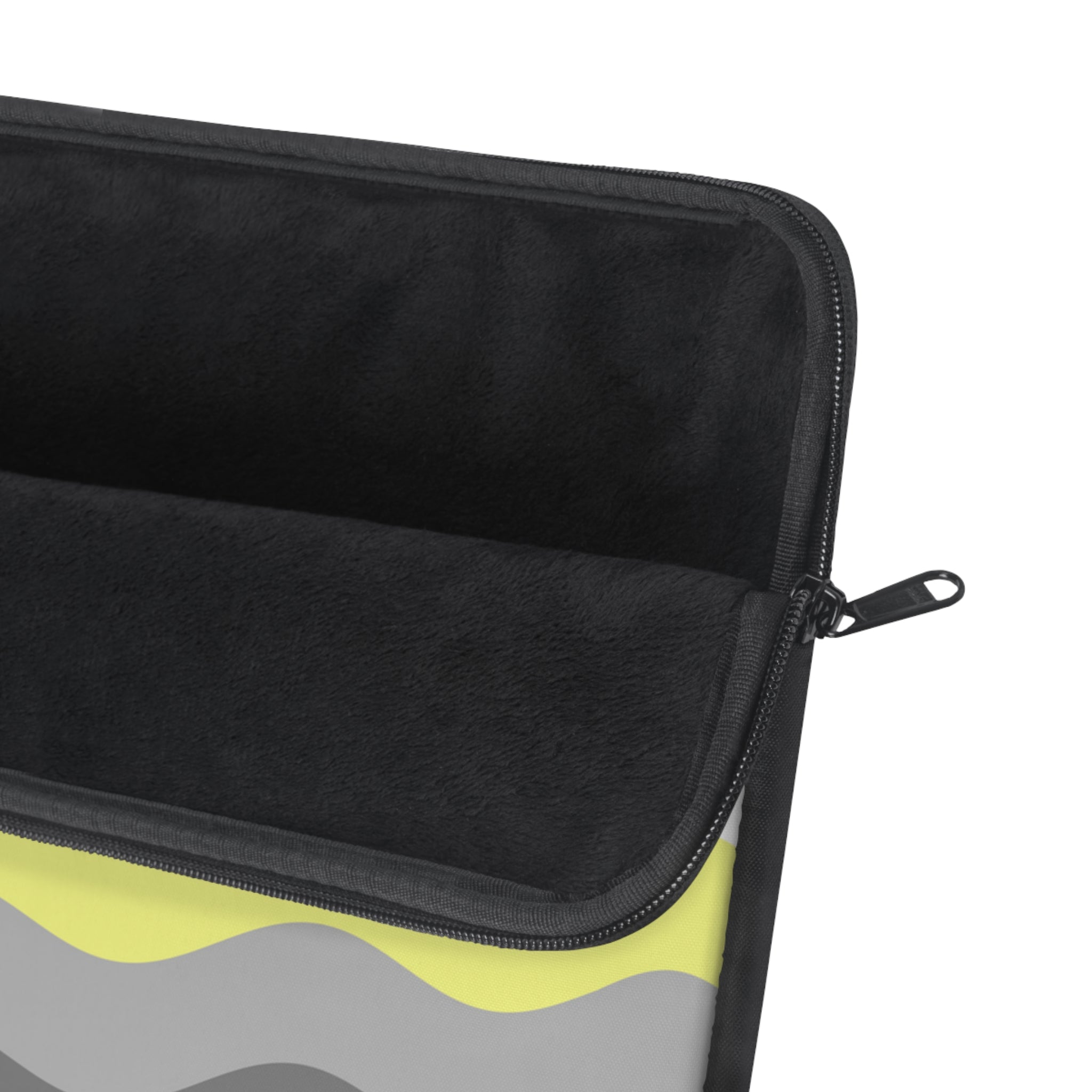 Demigender Pride Flag Laptop Sleeve: Ripple Print Protective Case