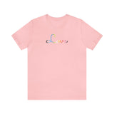 Queer Love Script Tee: Subtly Elegant Pride T-Shirt