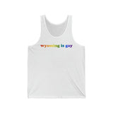 Wyoming is Gay Pride Tank-Top: LGBTQ+ Flag Gradient Tank
