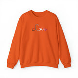 Asexual Love Script Sweatshirt: Subtly Elegant Pride Sweater