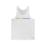 New Hampshire is Gay Pride Tank-Top: LGBTQ+ Flag Gradient Tank