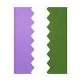 Genderqueer Flag Wavey Decal: Sharp Pride Sticker