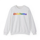 Oklahoma Sweatshirt: Vibrant Pride Gradient Design