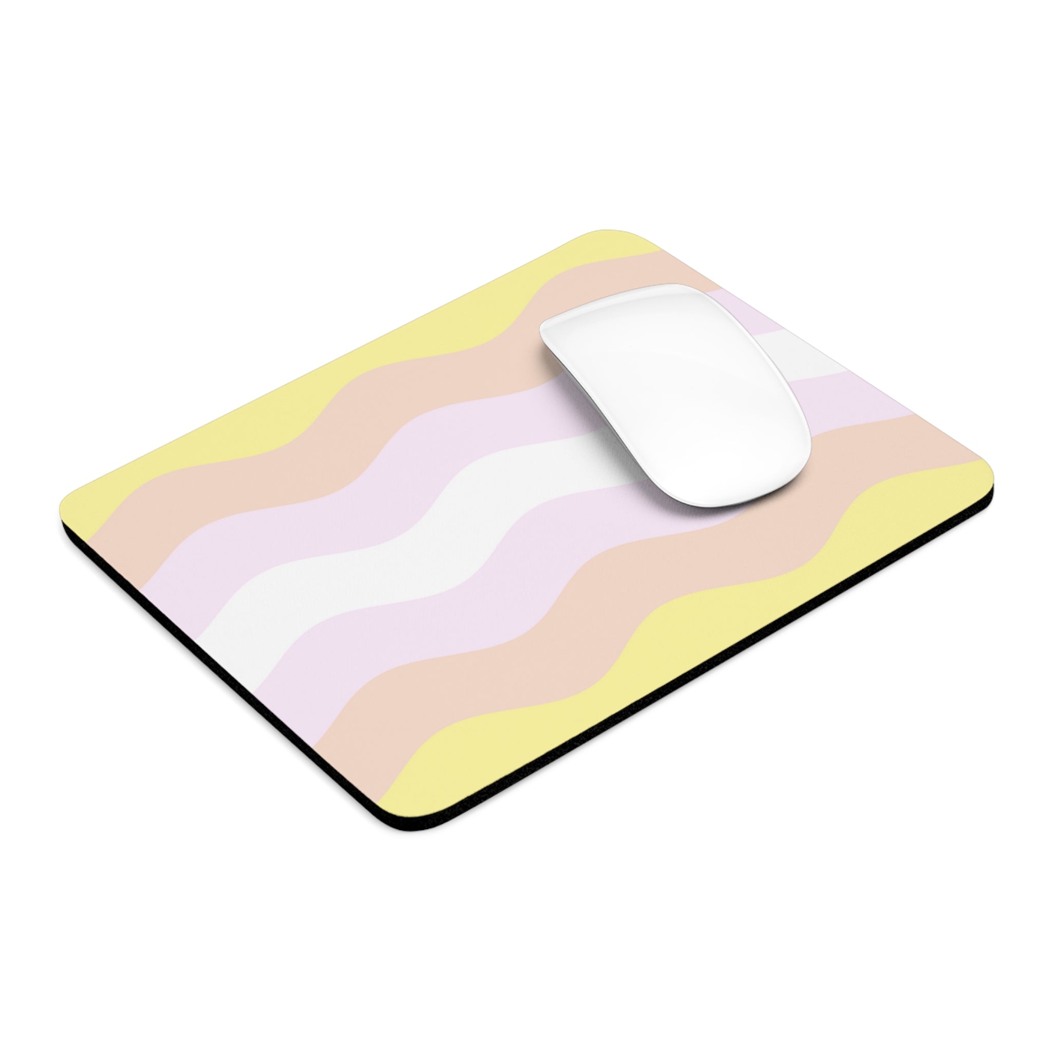 Pangender Flag Ripple Mousepad: Wavey Design for Desk
