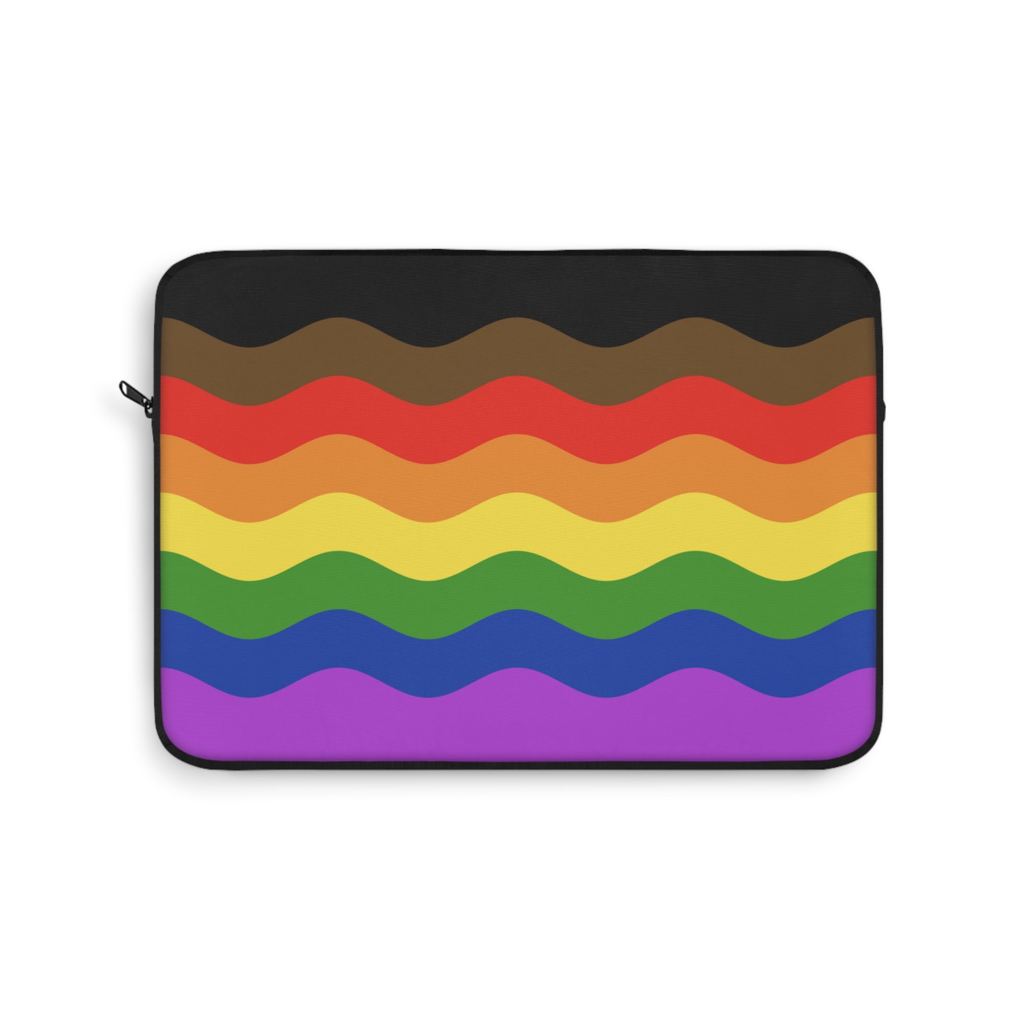 Philadelphia Pride Flag Laptop Sleeve: Ripple Print Protective Case