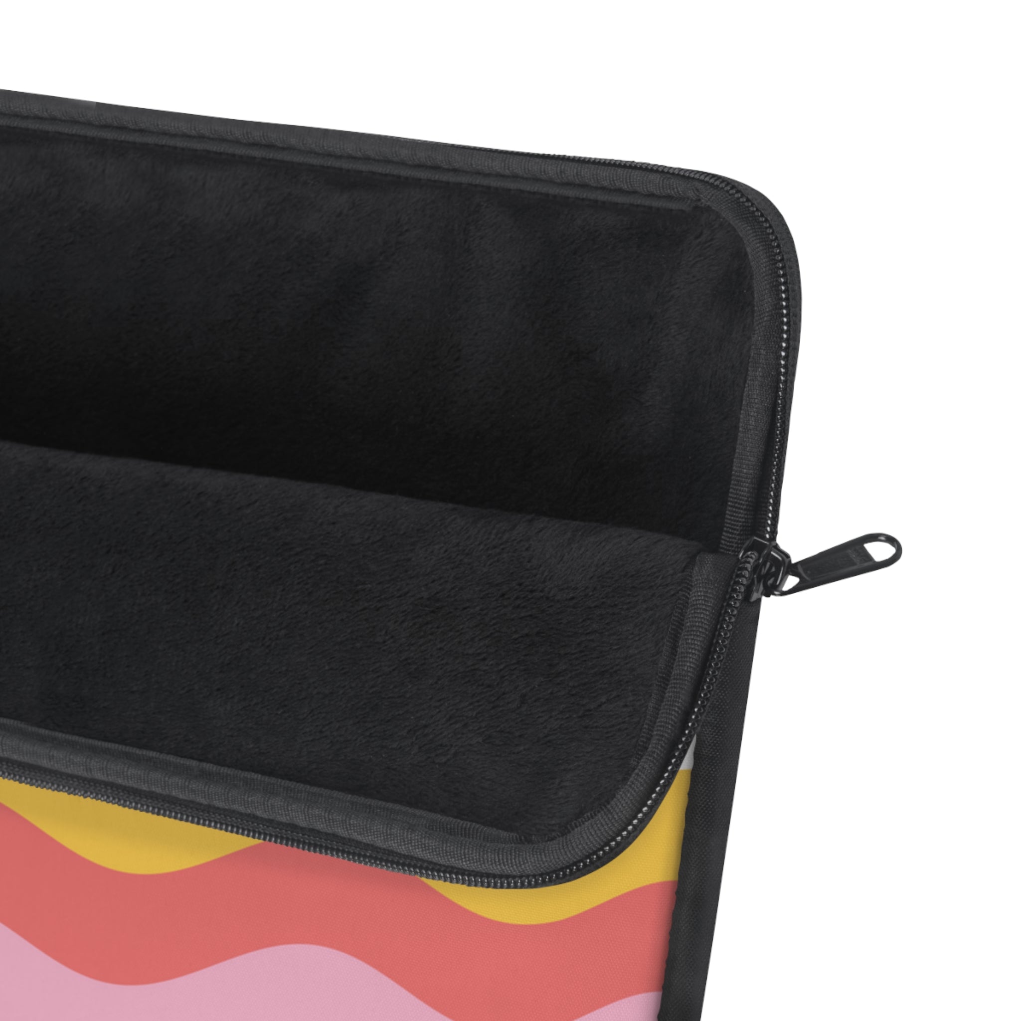 Queer Pride Flag Laptop Sleeve: Ripple Print Protective Case