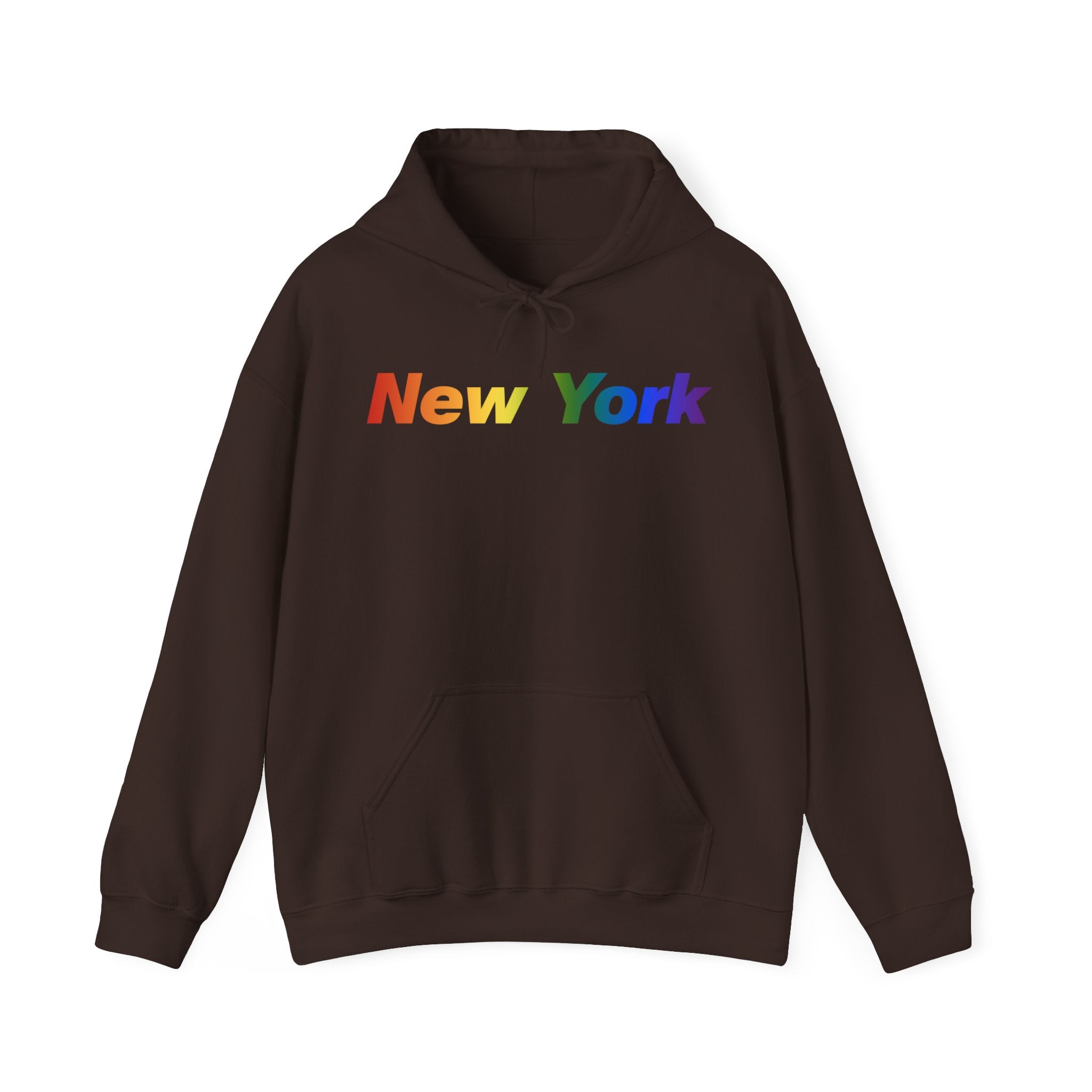 New York Hoodie: Vibrant Pride Gradient Design