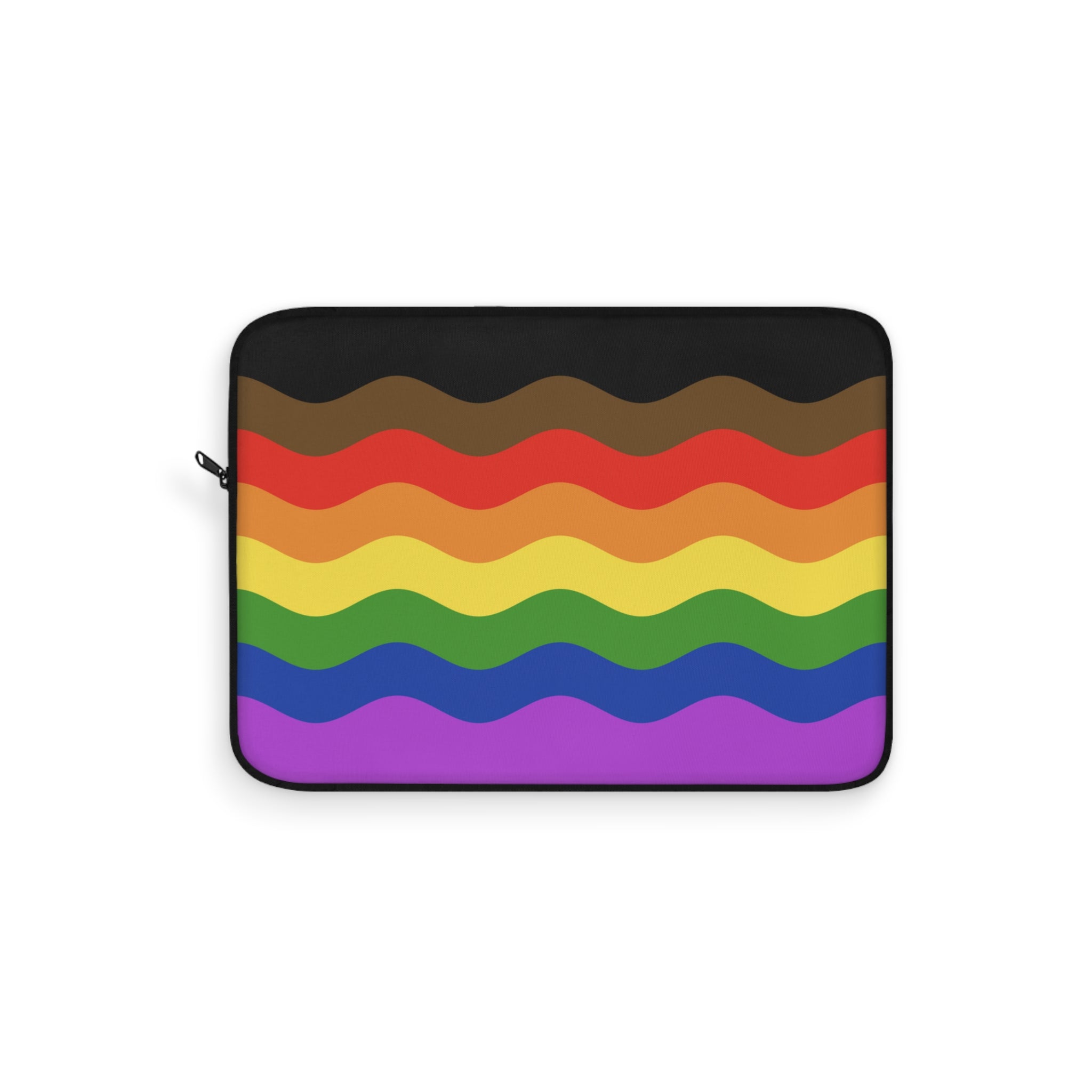 Philadelphia Pride Flag Laptop Sleeve: Ripple Print Protective Case