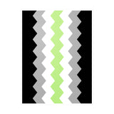 Agender Flag Wavey Decal: Sharp Pride Sticker