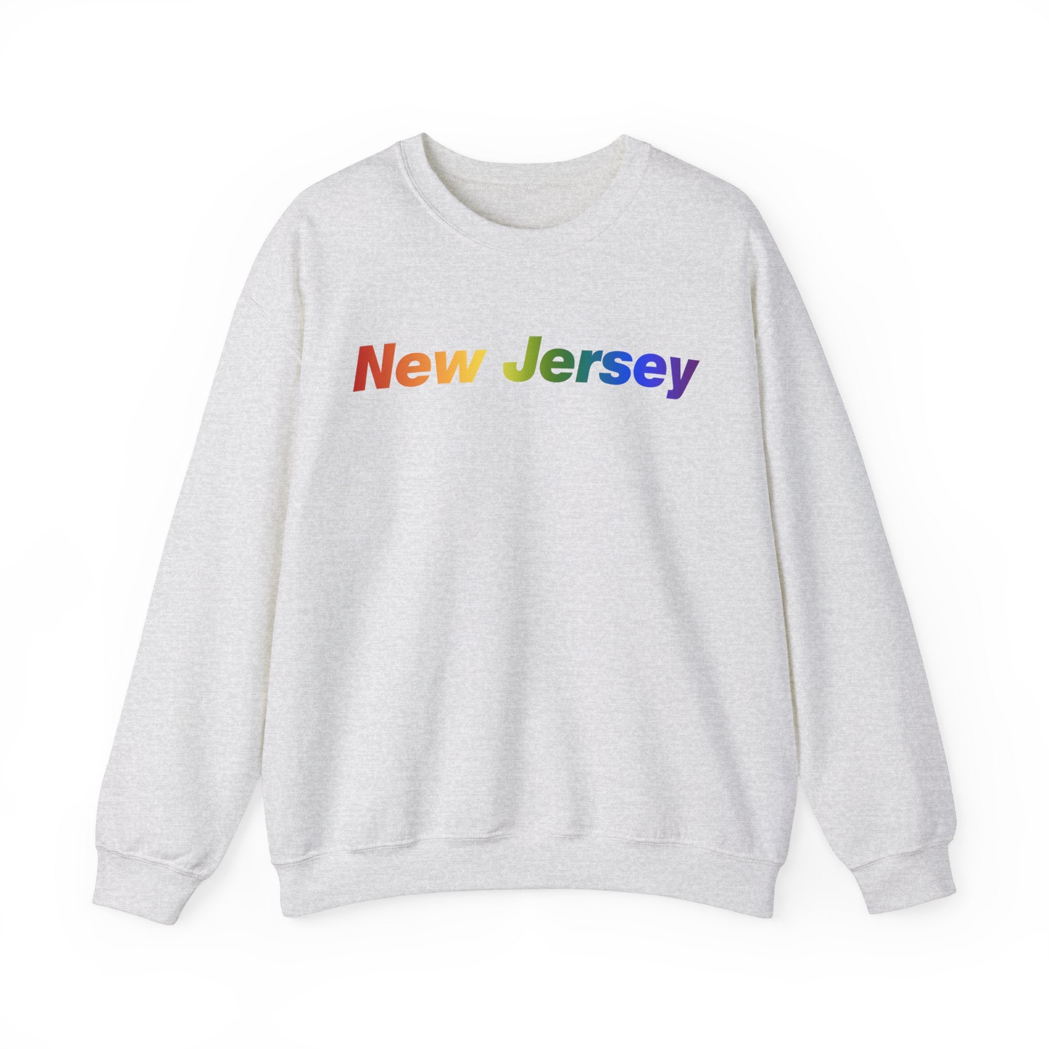 New Jersey Sweatshirt: Vibrant Pride Gradient Design