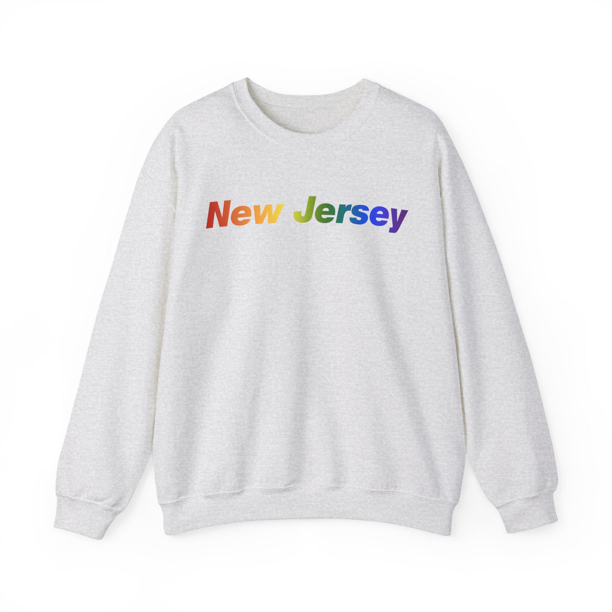 New Jersey Sweatshirt: Vibrant Pride Gradient Design