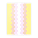 Pangender Flag Wavey Decal: Sharp Pride Sticker