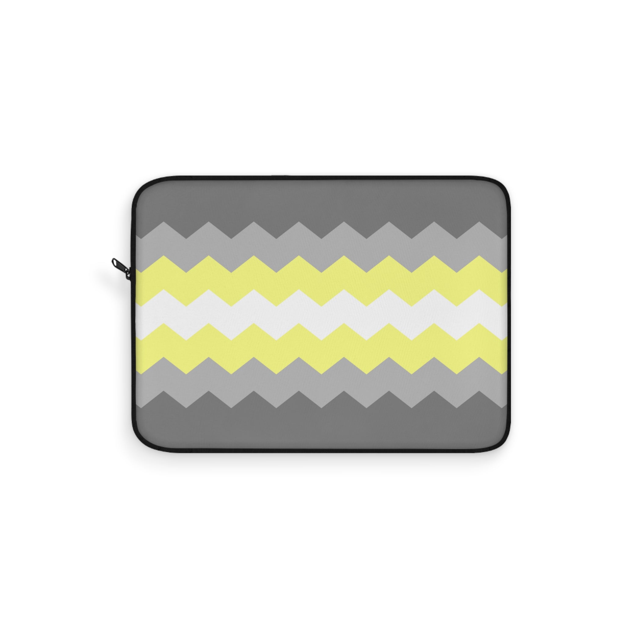 Demigender Pride Flag Laptop Sleeve: Wavey Print Protective Case