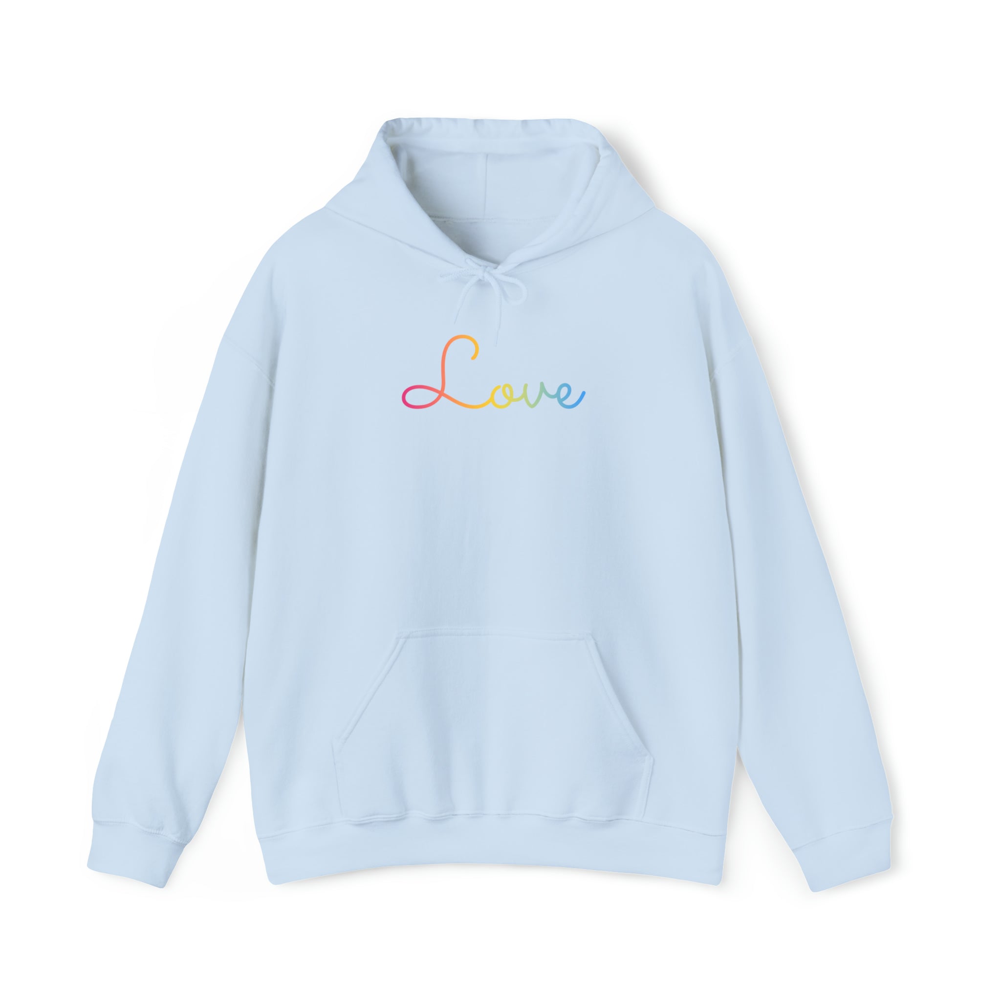 Pansexual Love Script Hoodie: Subtly Elegant Pride Sweatshirt