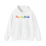 Nevada Pride Hoodie: Flowing Cursive Design with LGBTQ+ Gradient