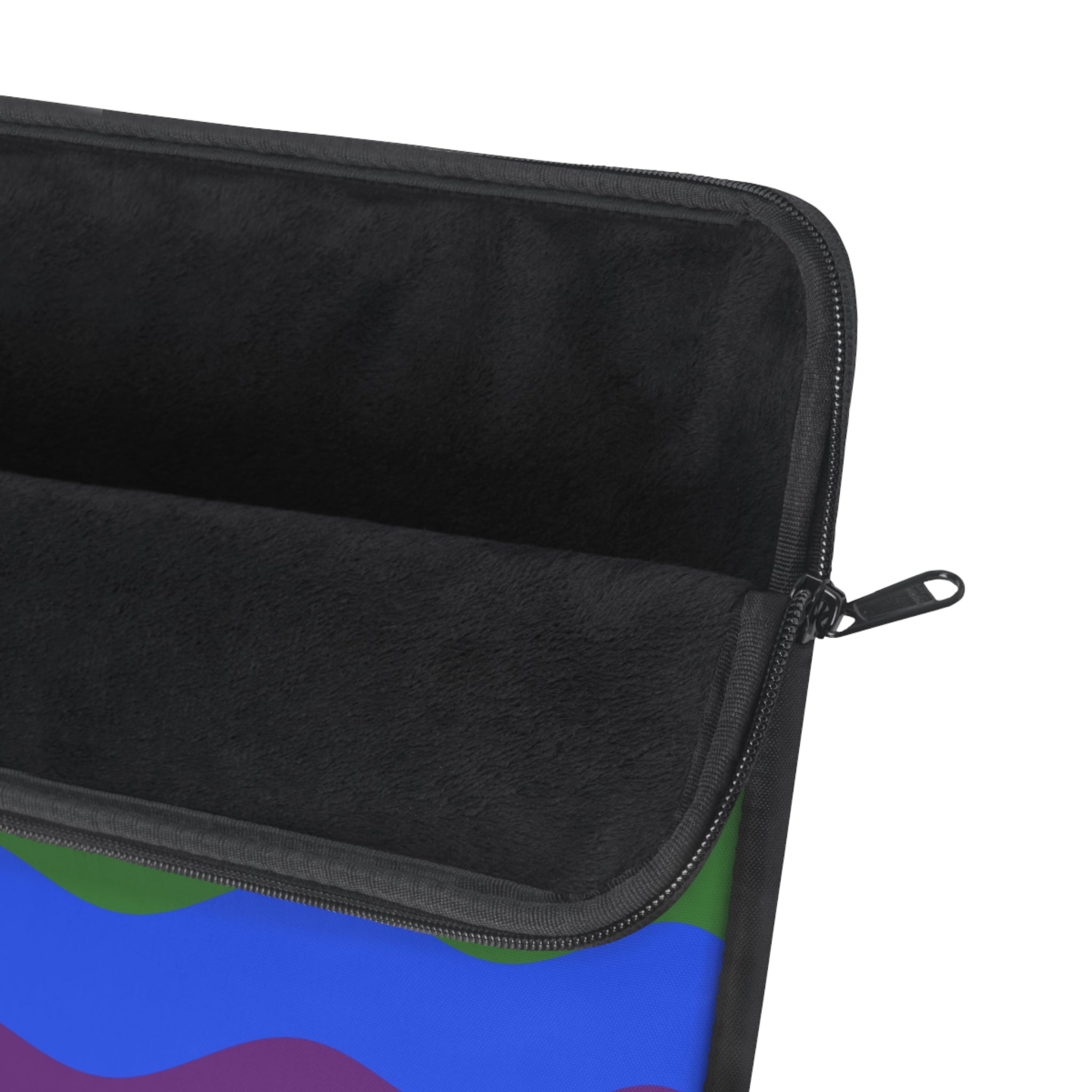 Pride Flag Laptop Sleeve: Ripple Print Protective Case