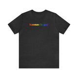 Kansas is Gay Pride T-Shirt: LGBTQ+ Flag Gradient Tee