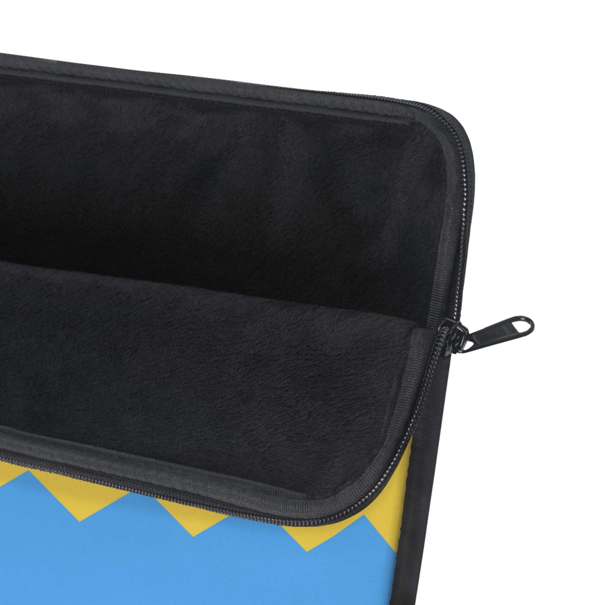 Pansexual Pride Flag Laptop Sleeve: Wavey Print Protective Case