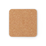 Bigender Flag Coaster Set: 4 Corkwood Wavey Drink Coasters