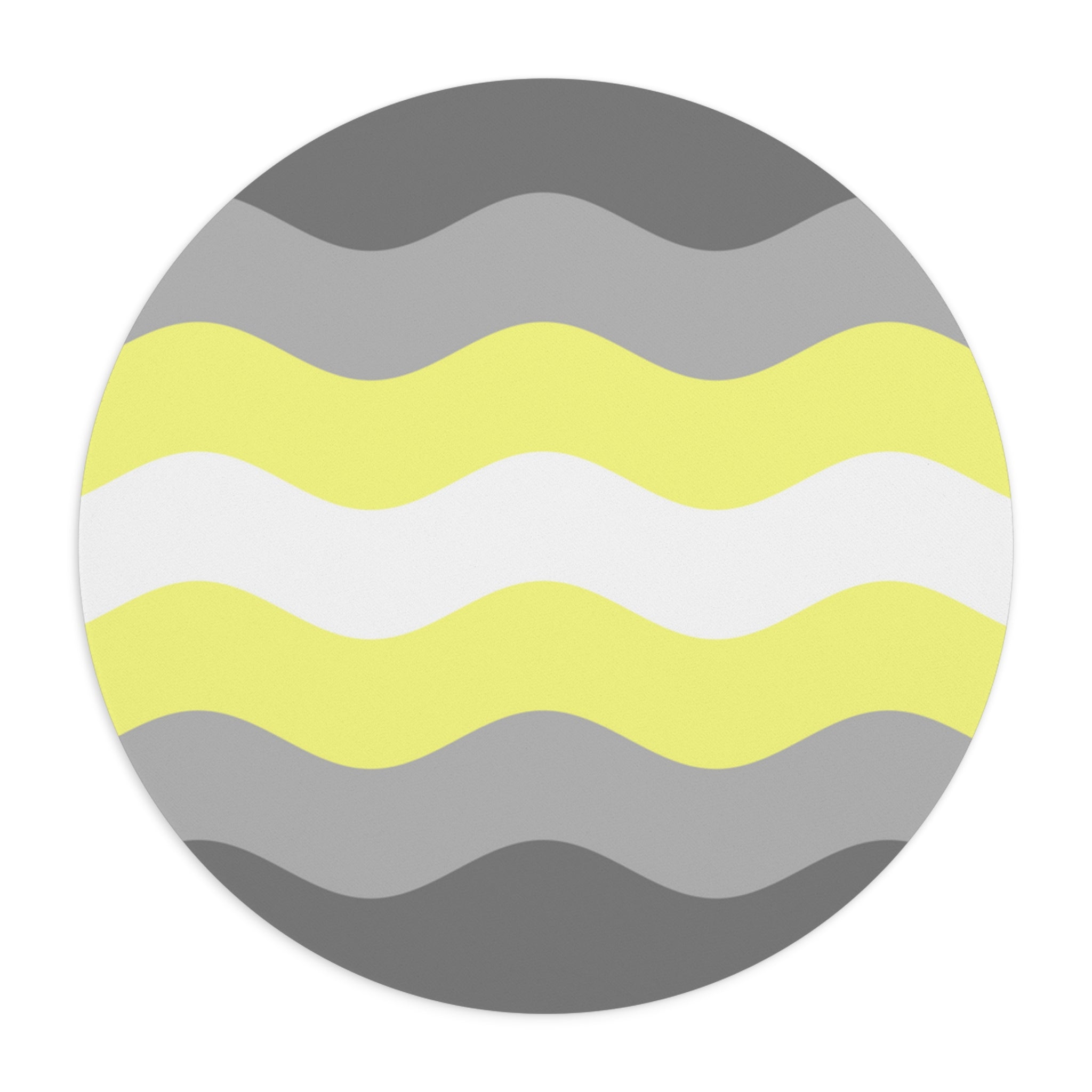 Demigender Flag Ripple Mousepad: Wavey Design for Desk