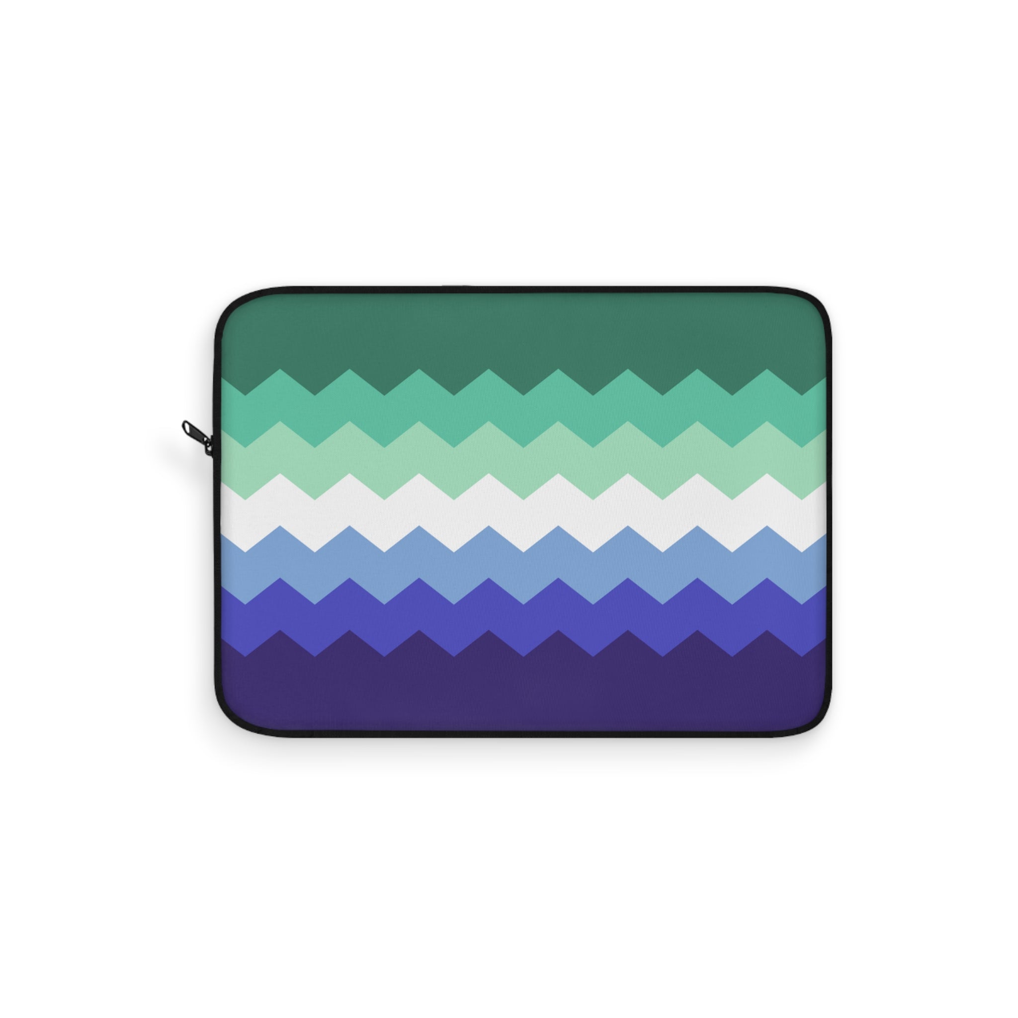Gay Pride Flag Laptop Sleeve: Wavey Print Protective Case