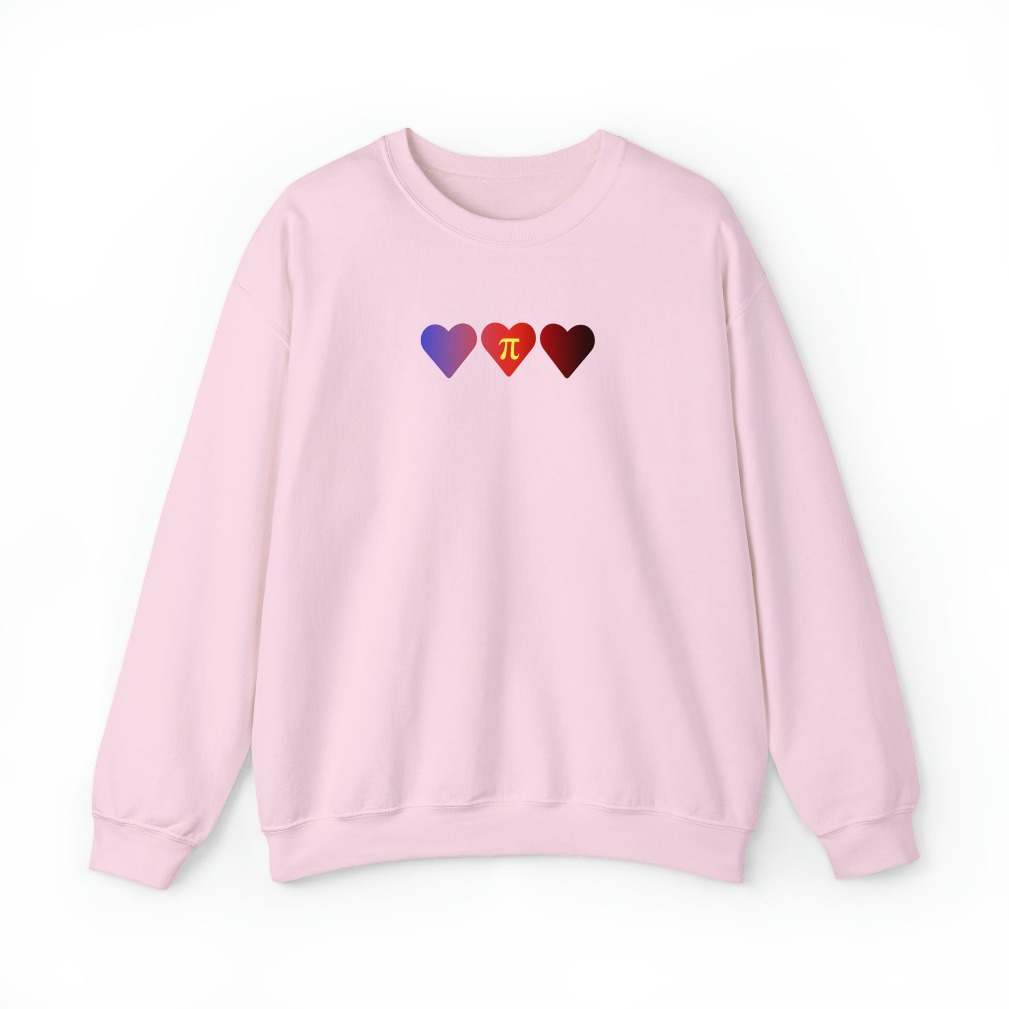 Polyamory Flag Hearts Sweatshirt: Pride LGBTQ+ Gradient Design