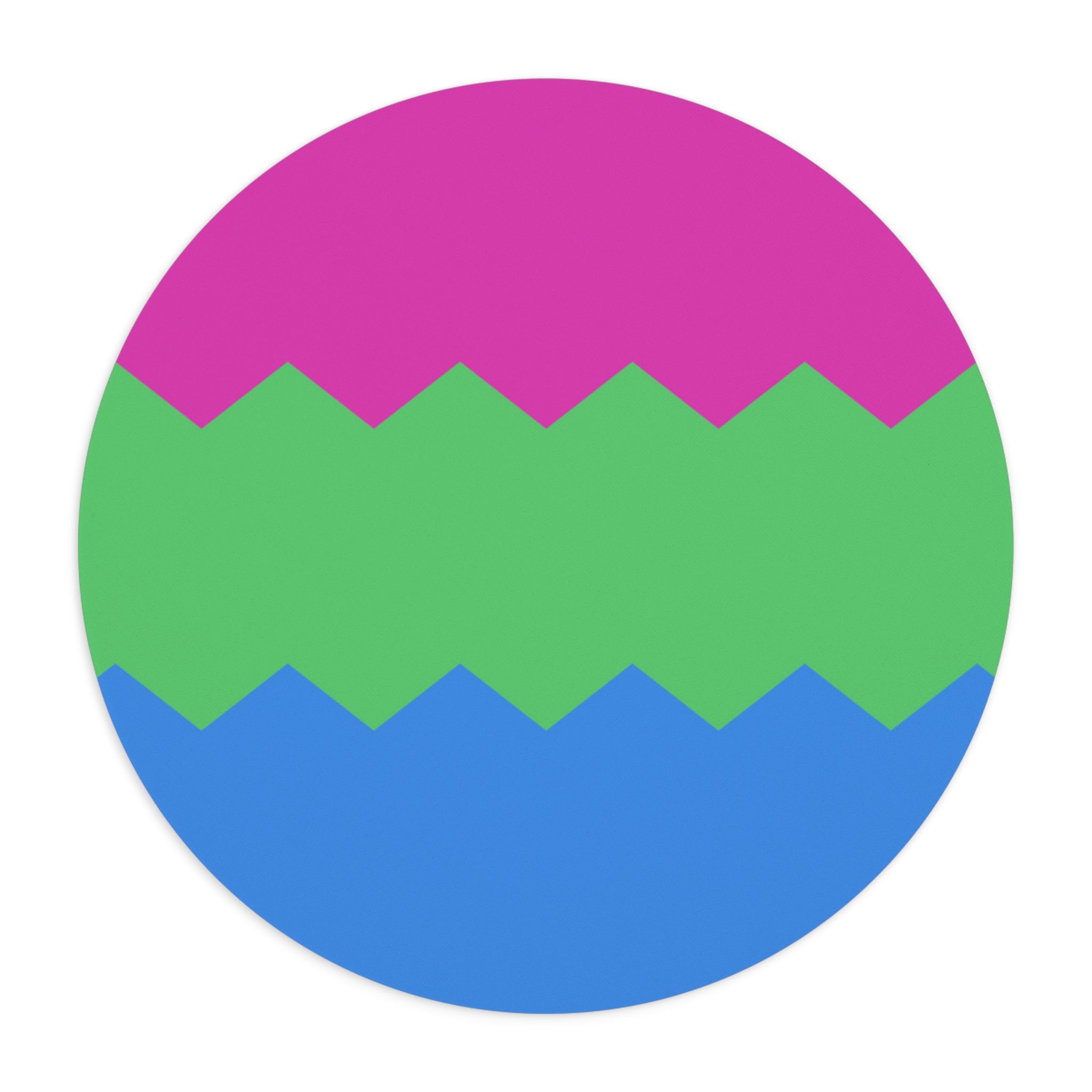 Polysexual Flag Wavey Mousepad: Sharp Design for Desk