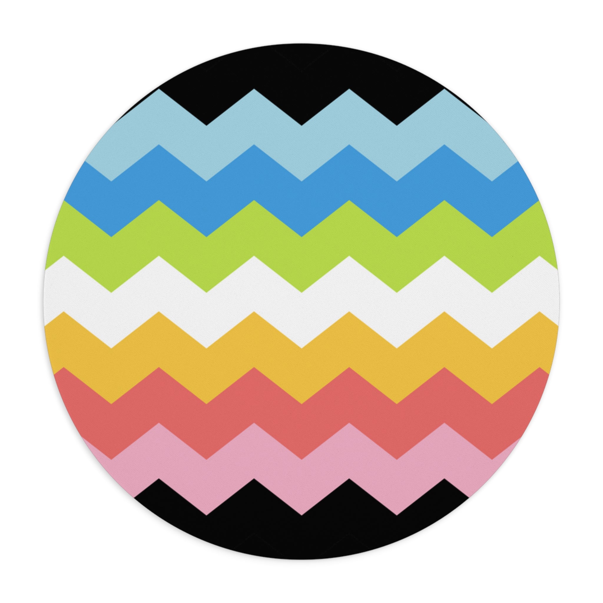 Queer Pride Flag Wavey Mousepad: Sharp Design for Desk