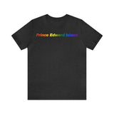 Prince Edward Island Pride Gradient T-Shirt: LGBTQ+ Designed Tee