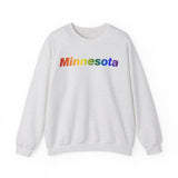 Minnesota Sweatshirt: Vibrant Pride Gradient Design
