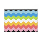 Queer Pride Flag Magnet: Wavey Rectangle Button for Fridge