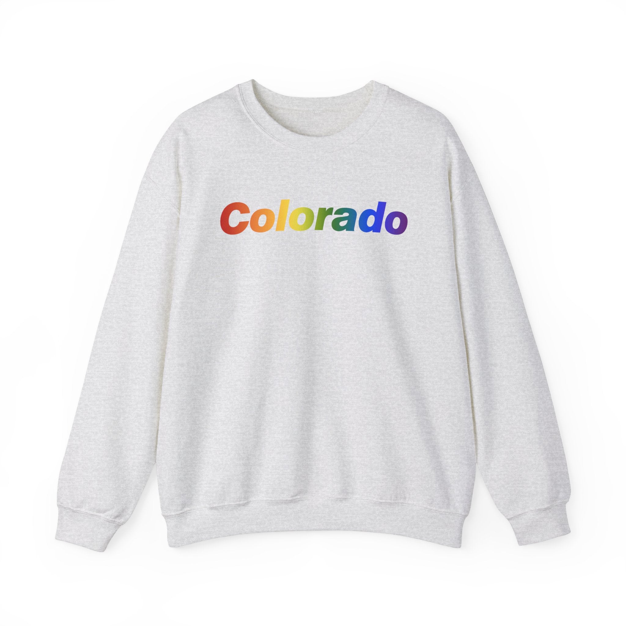Colorado Sweatshirt: Vibrant Pride Gradient Design