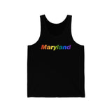 Maryland Tank-Top: Vibrant Pride Gradient Design