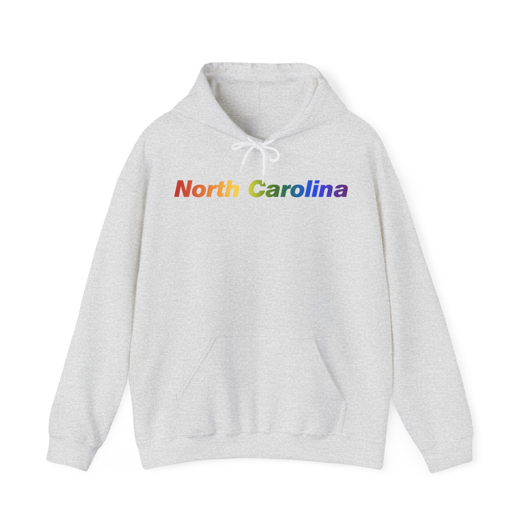 North Carolina Hoodie: Vibrant Pride Gradient Design