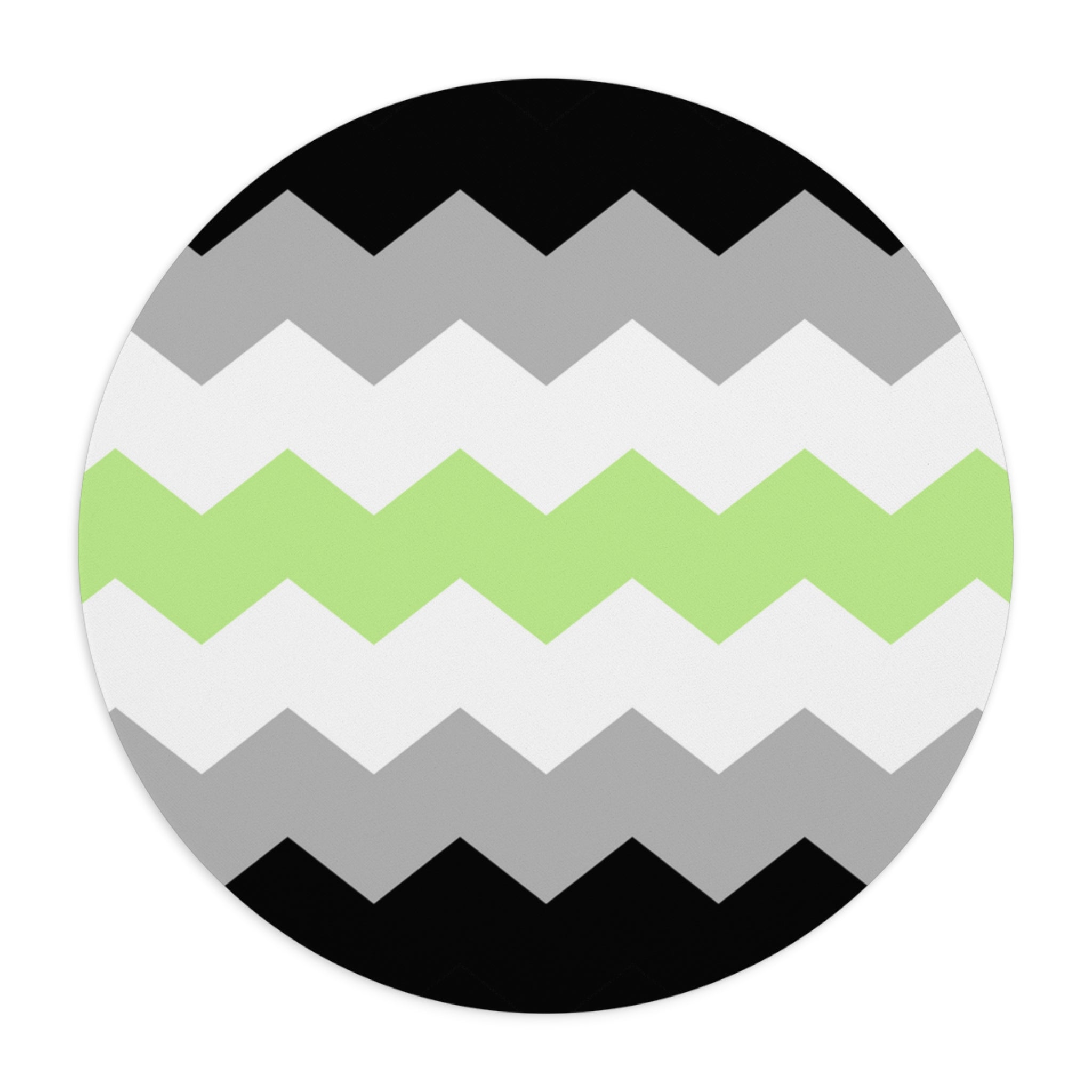 Agender Flag Wavey Mousepad: Sharp Design for Desk