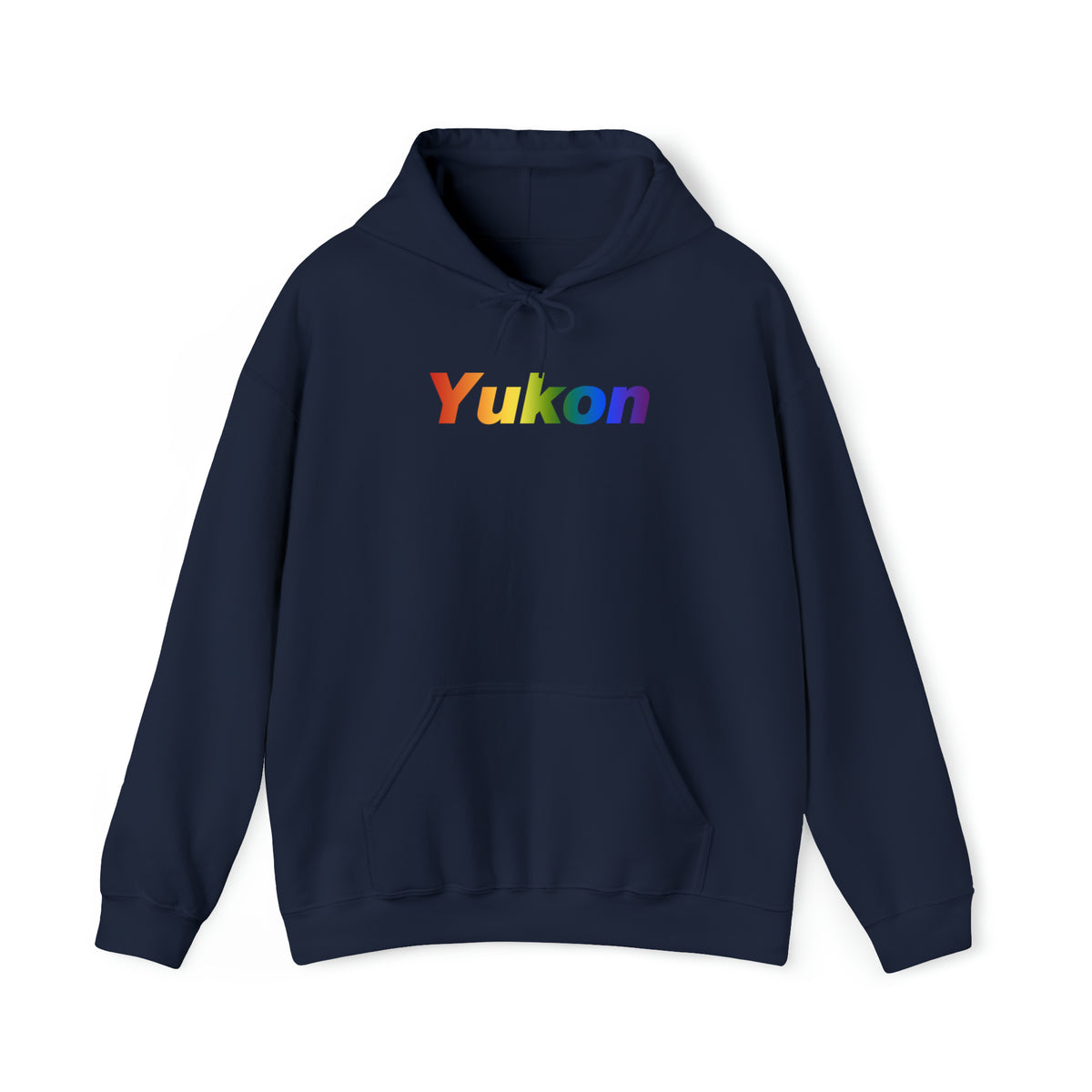 Yukon Pride Gradient Hoodie: LGBTQ+ Designed Sweater