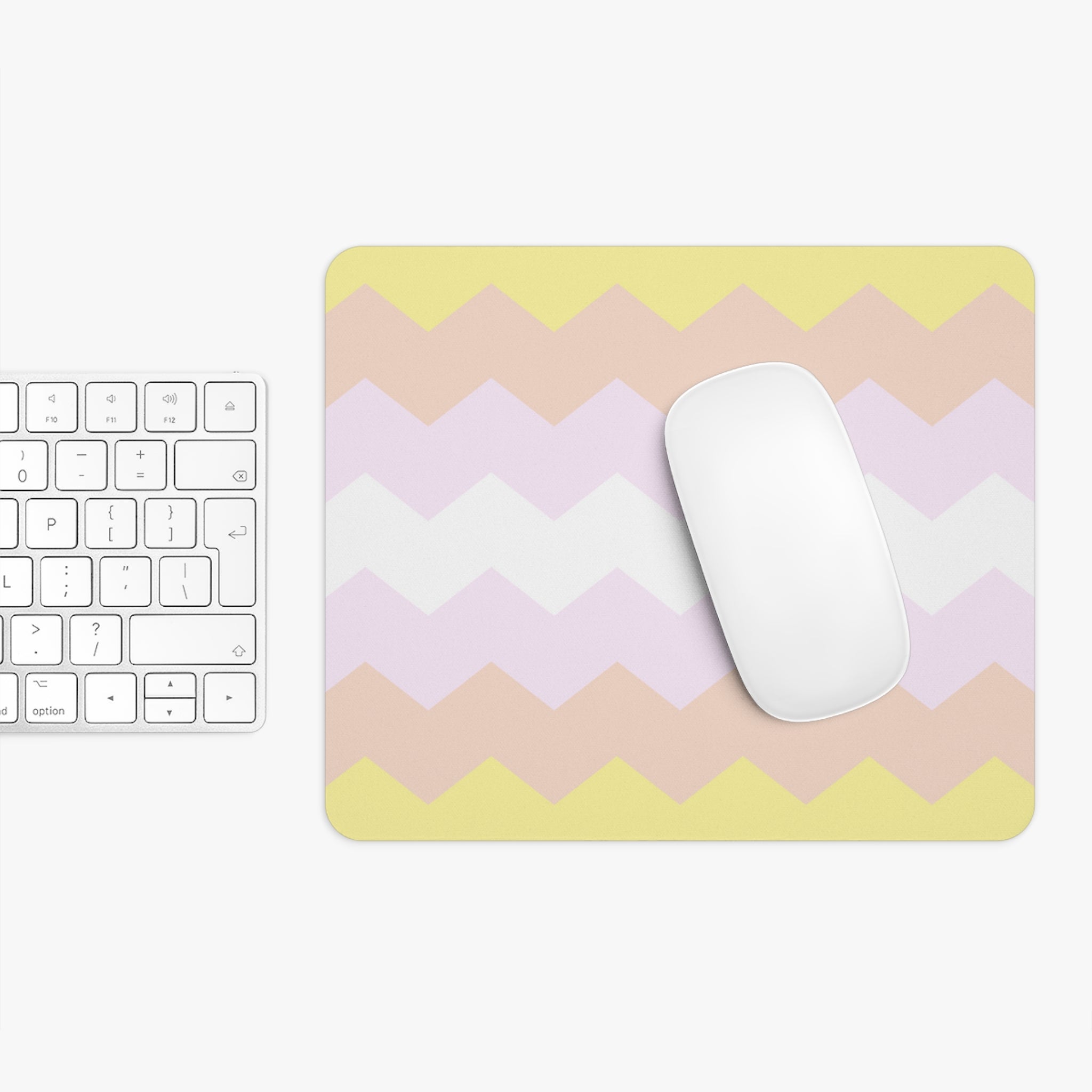 Pangender Flag Wavey Mousepad: Sharp Design for Desk