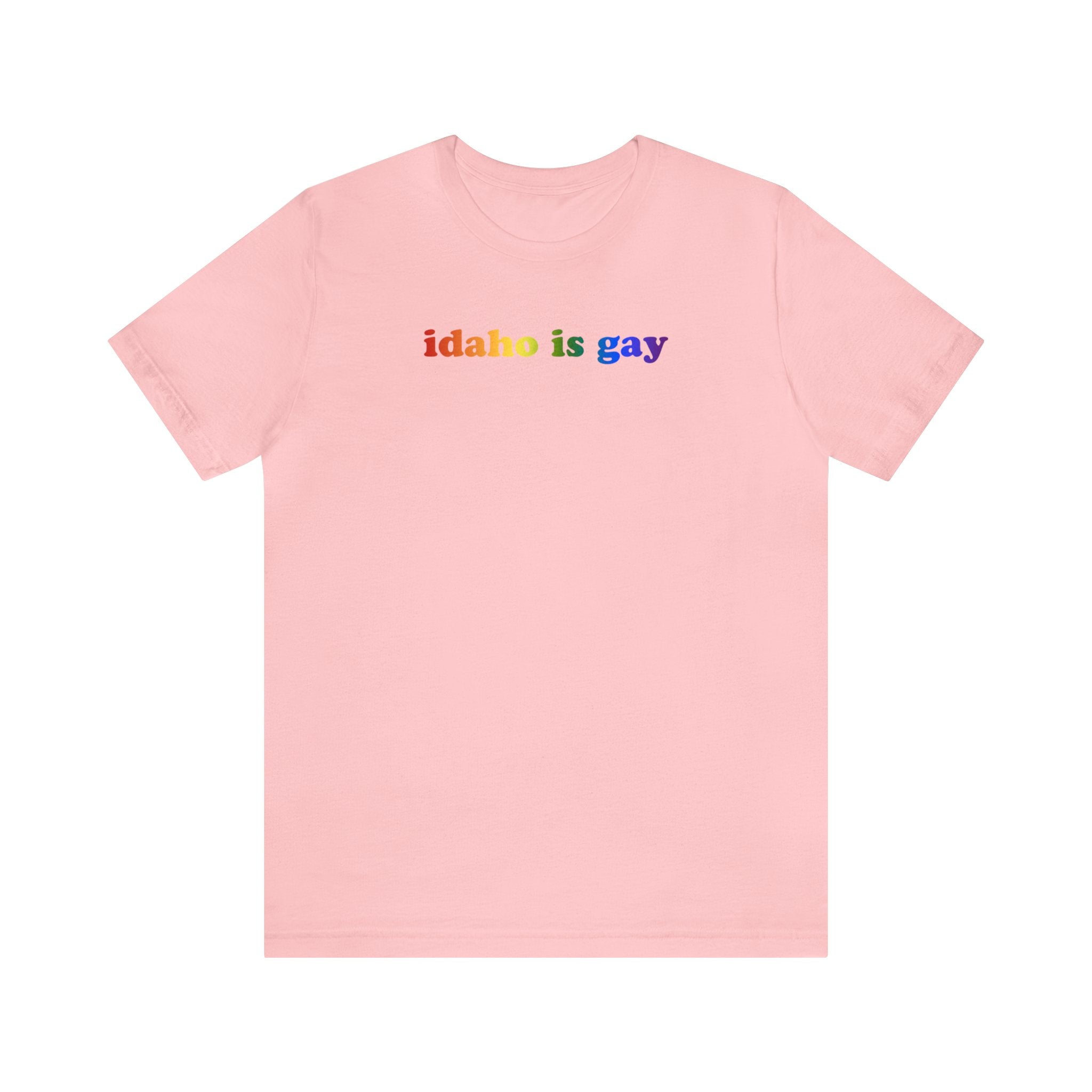 Idaho is Gay Pride T-Shirt: LGBTQ+ Flag Gradient Tee