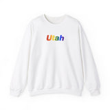 Utah Sweatshirt: Vibrant Pride Gradient Design