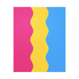 Pansexual Flag Ripple Decal: Wavey Pride Sticker