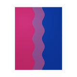 Bisexual Flag Ripple Decal: Wavey Pride Sticker