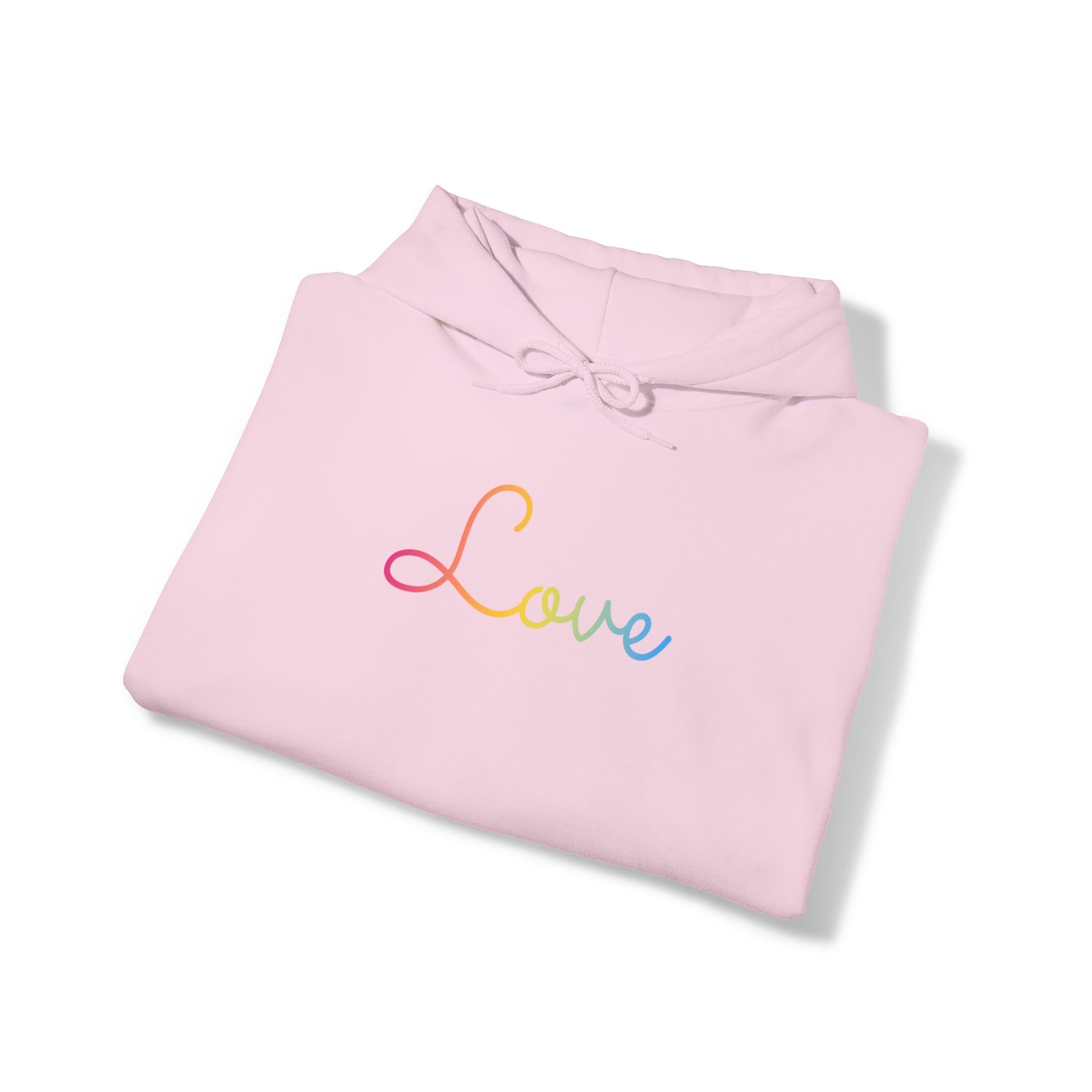 Pansexual Love Script Hoodie: Subtly Elegant Pride Sweatshirt
