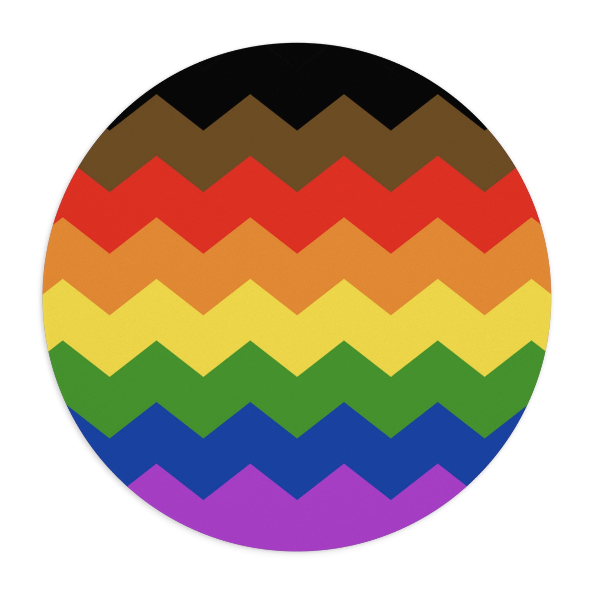 Philadelphia Pride Flag Wavey Mousepad: Sharp Design for Desk