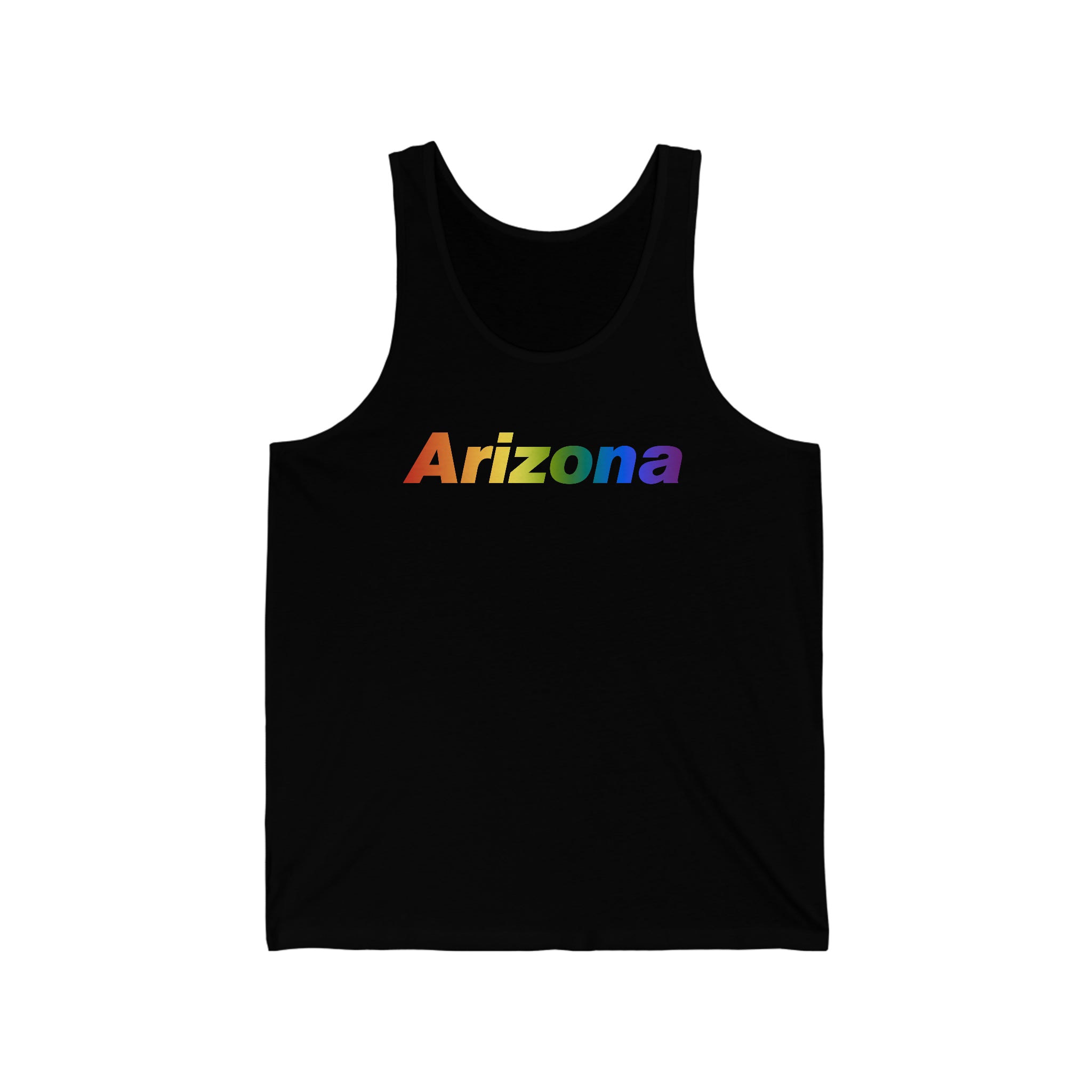 Arizona Tank-Top: Vibrant Pride Gradient Design
