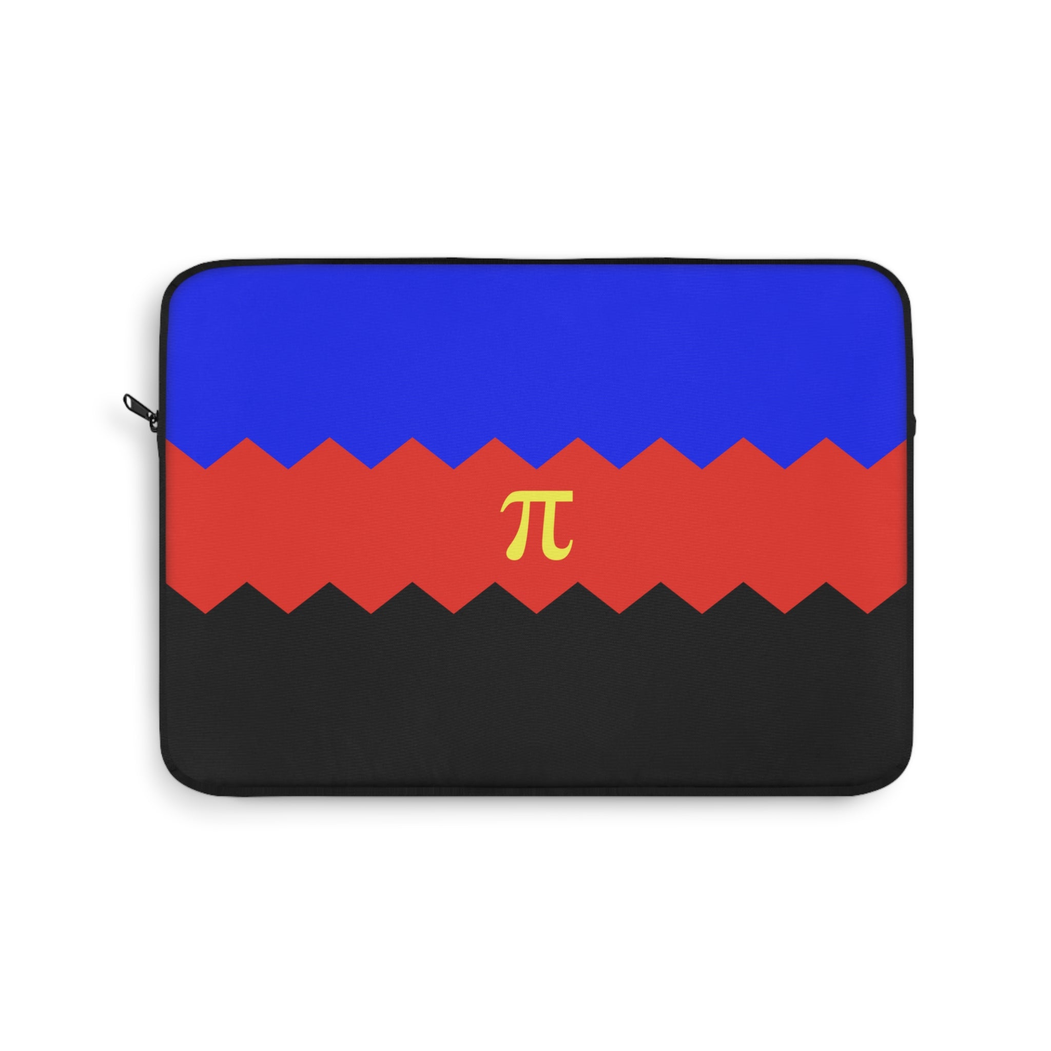 Polyamory Pride Flag Laptop Sleeve: Wavey Print Protective Case