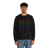 Pennsylvania LGBTQ+ Pride Flag, Faded Black Sweater