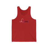 Genderfluid Love Script Tank: Subtly Elegant Pride Tank-Top