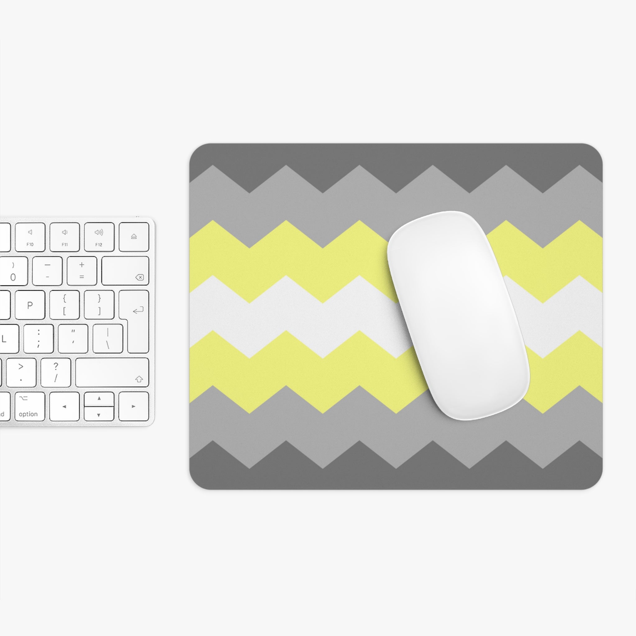 Demigender Flag Wavey Mousepad: Sharp Design for Desk